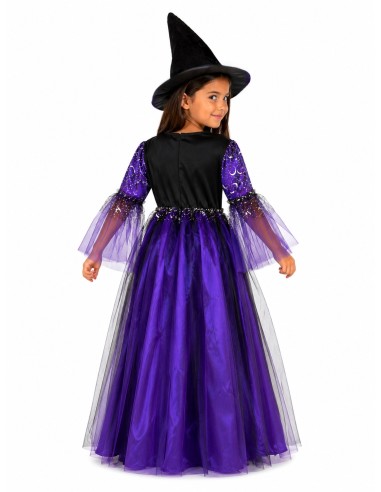 Costume Strega Viola | Costumi per Bambini Il Re del Carnevale